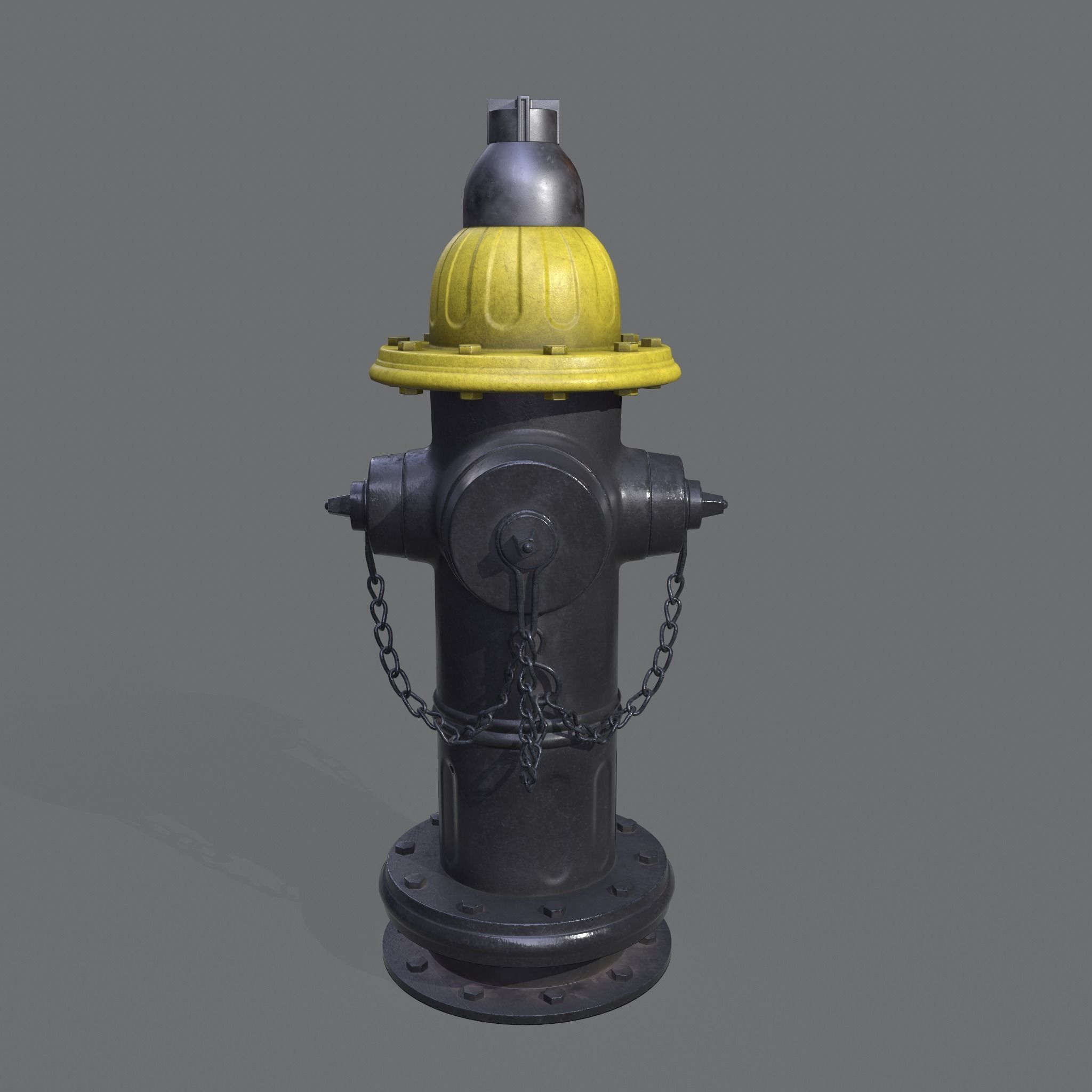 Fire Hydrant 3D model_2