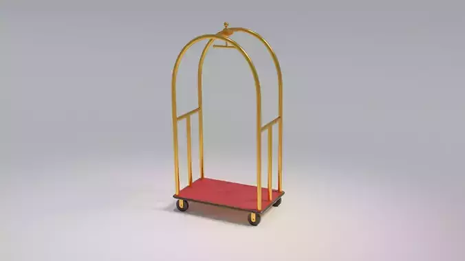 Luggage Cart 3D model