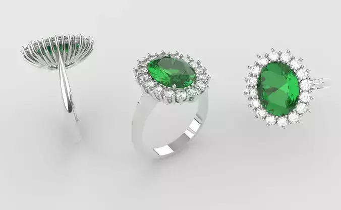 Halo Ring 12x9 3D print model