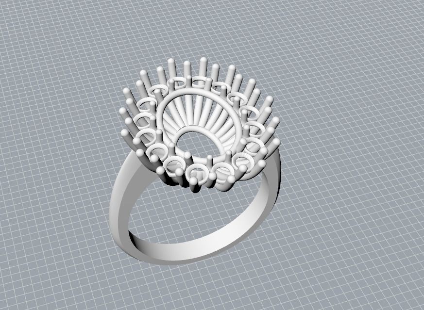 Halo Ring 12x9 3D print model_5