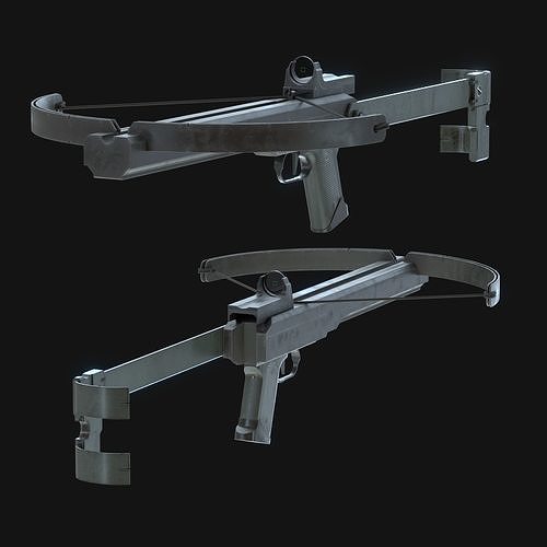 Crossbow Mark III Low-poly 3D model