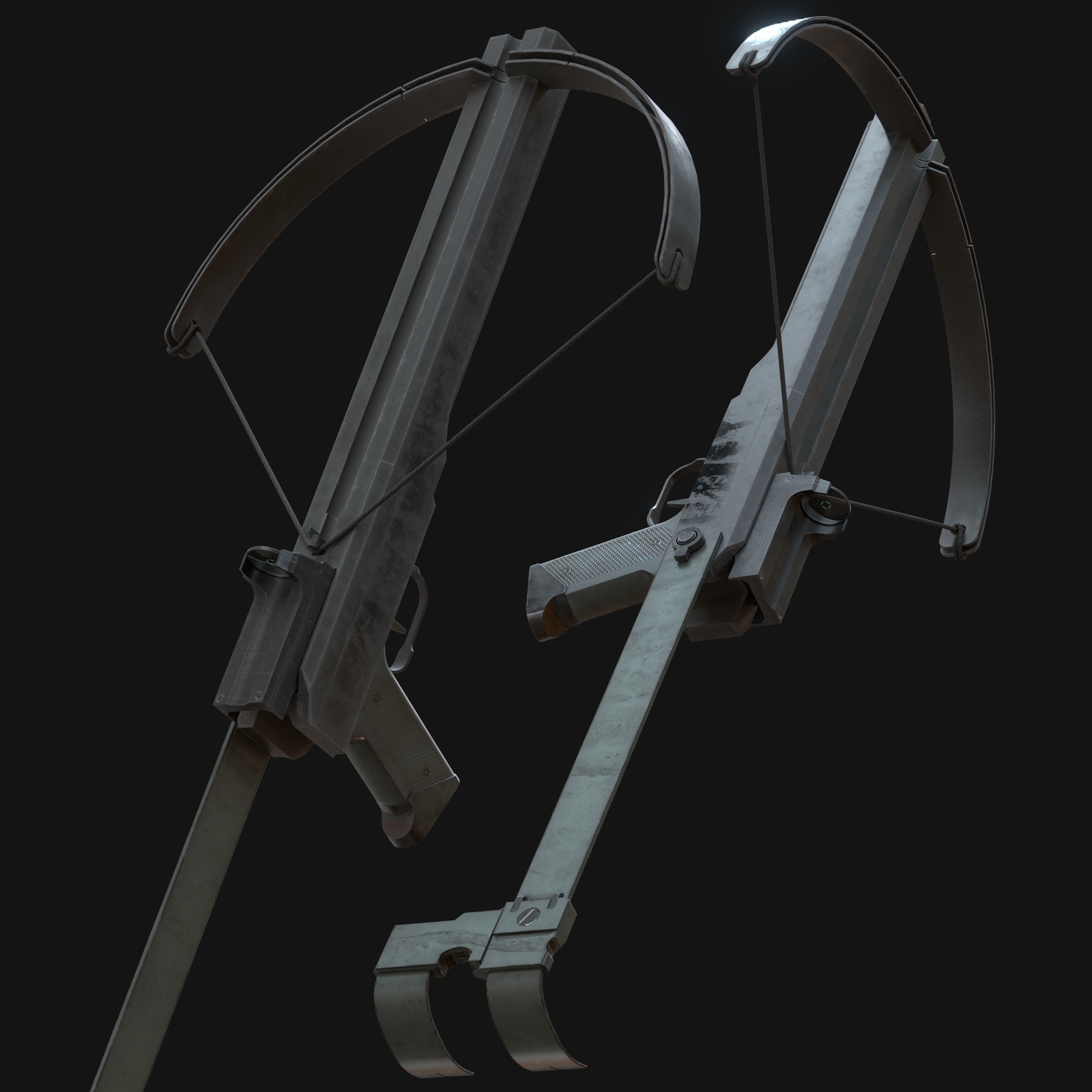 Crossbow Mark III Low-poly 3D model_15