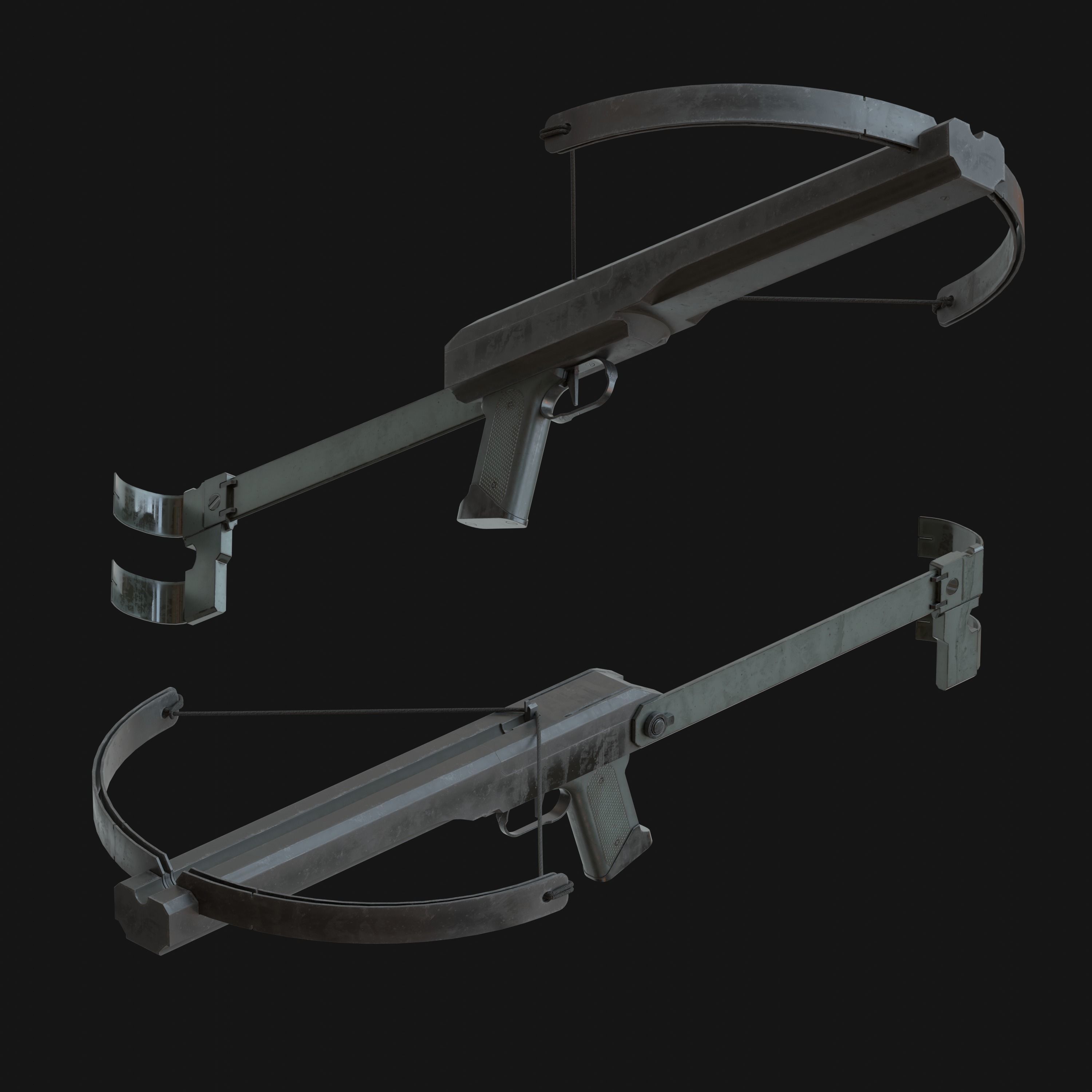 Crossbow Mark III Low-poly 3D model_4