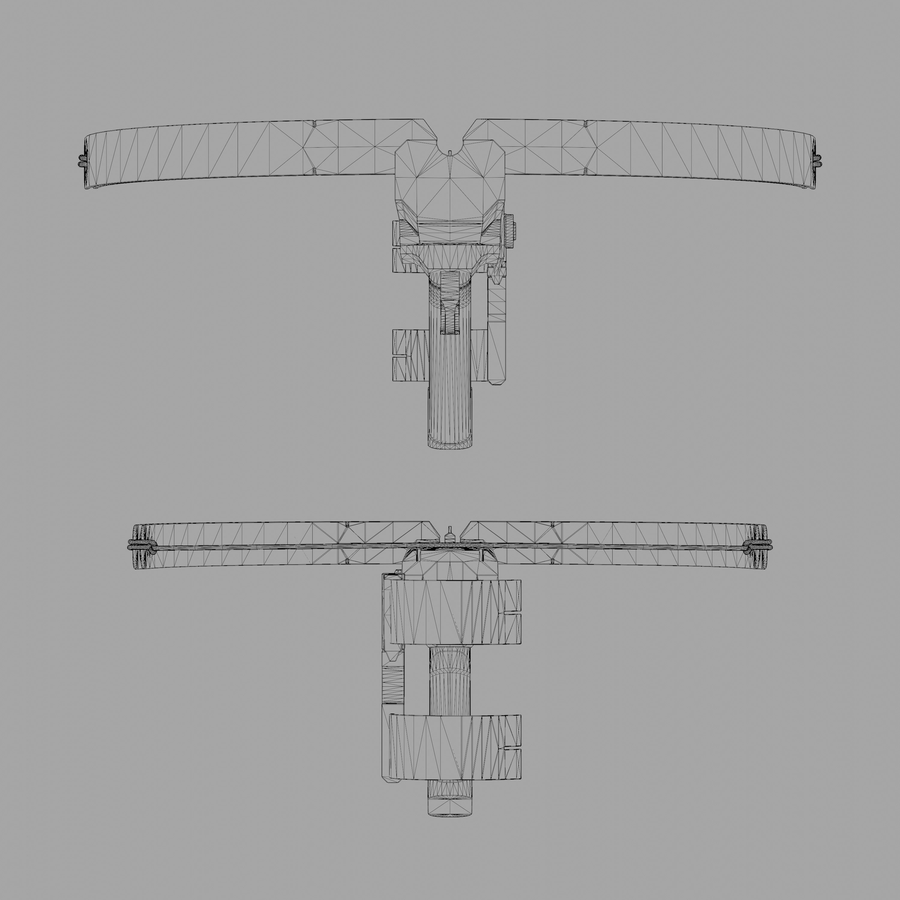 Crossbow Mark III Low-poly 3D model_9