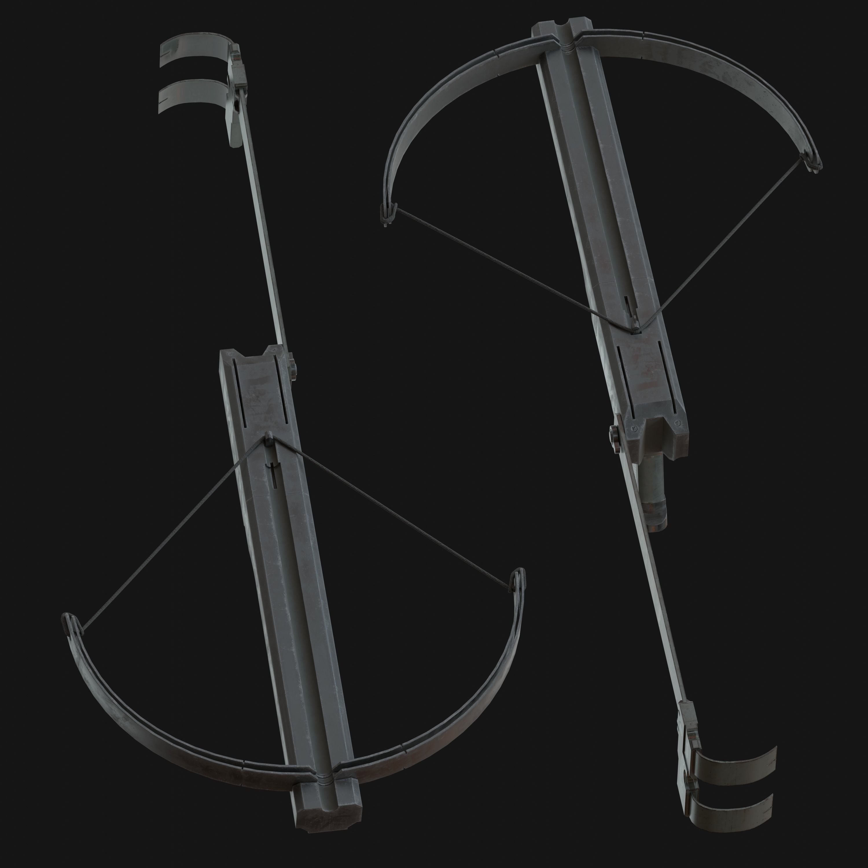 Crossbow Mark III Low-poly 3D model_5