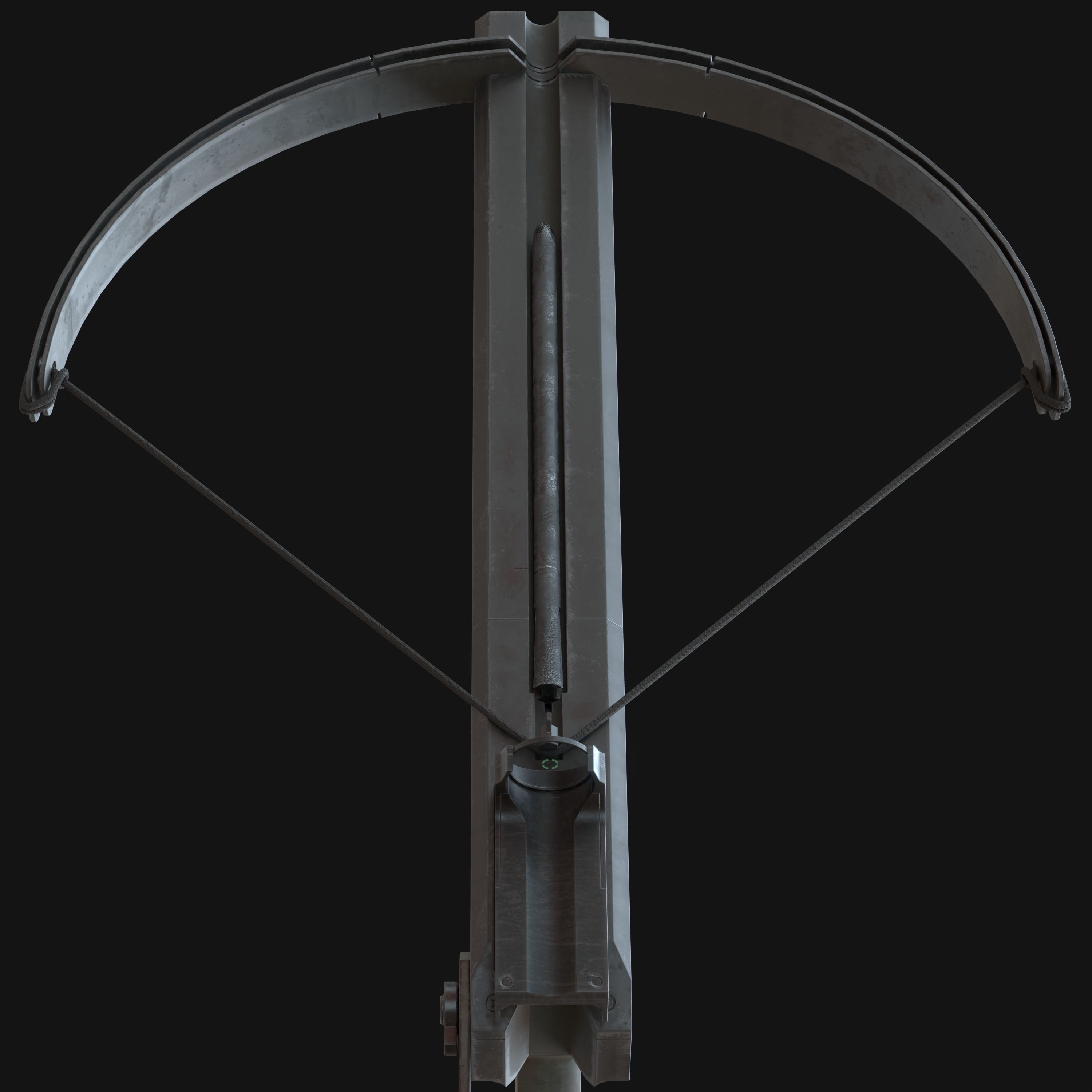 Crossbow Mark III Low-poly 3D model_16
