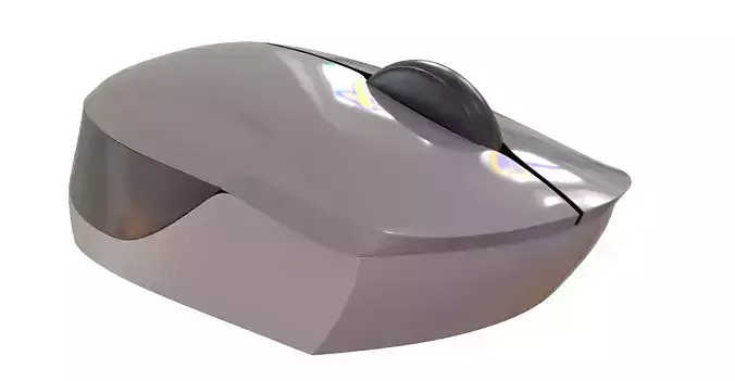 Computer Wireless Mouse Free low-poly 3D model