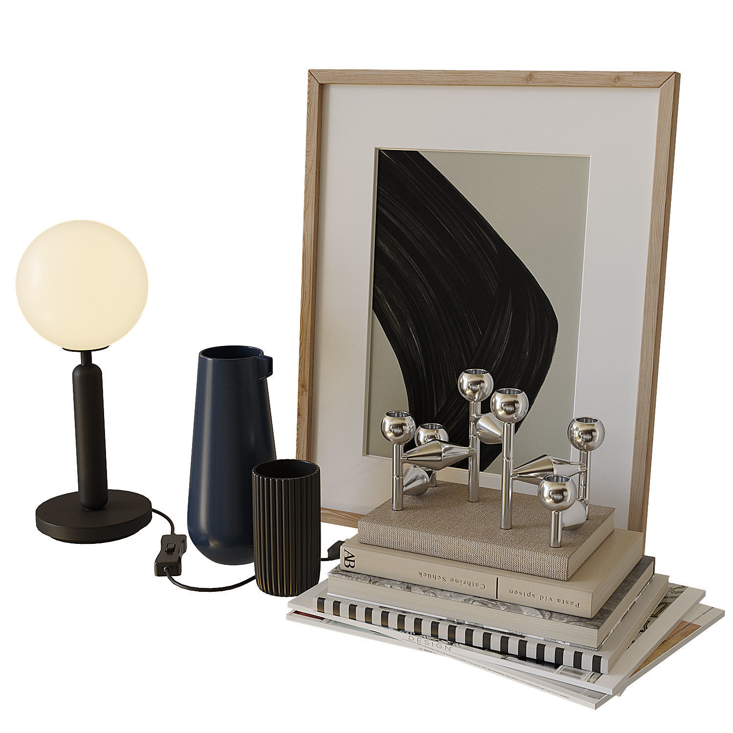 decorative set 9 3D model_4