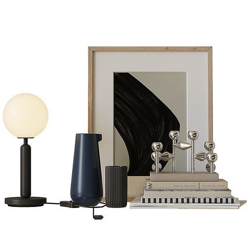 decorative set 9 3D model