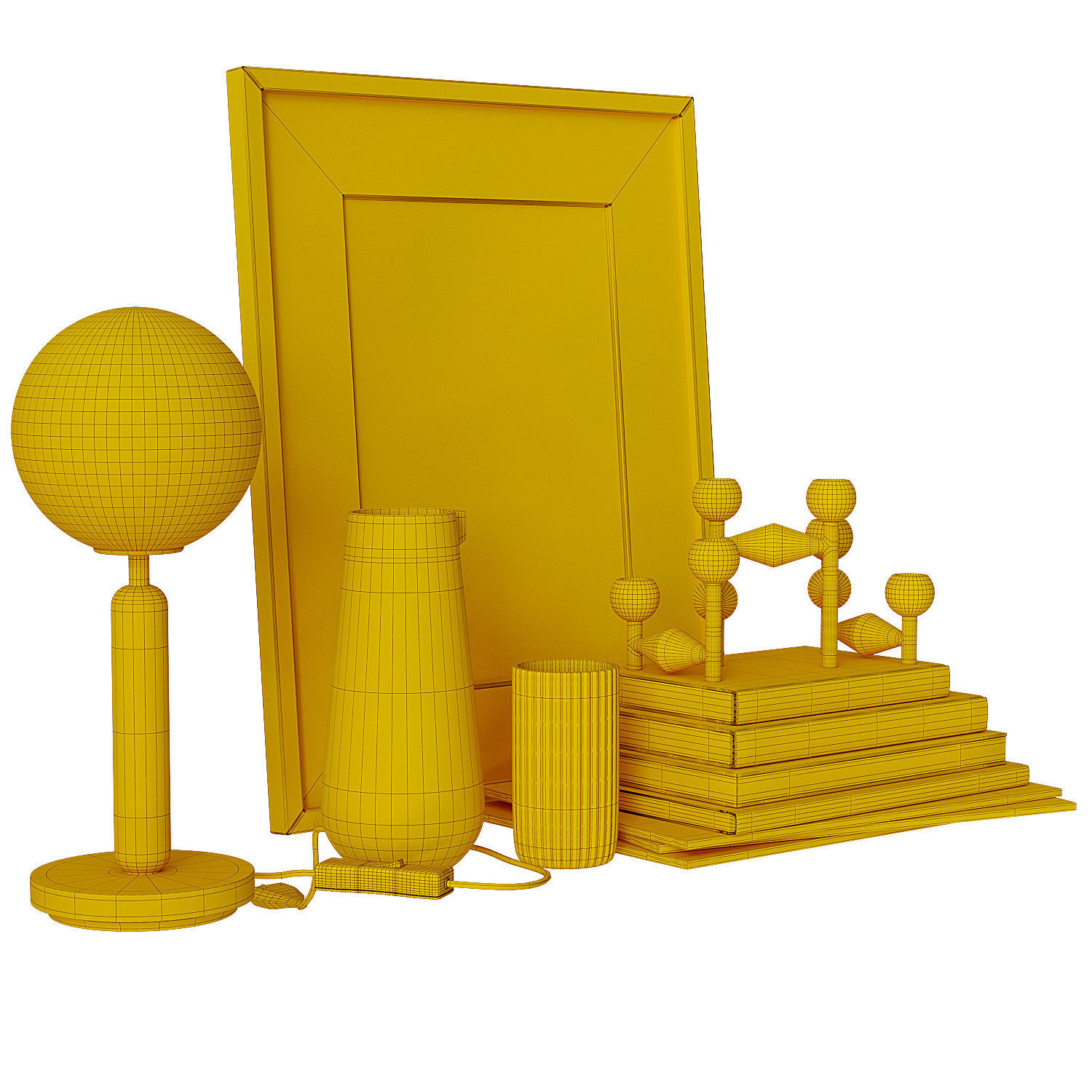 decorative set 9 3D model_6