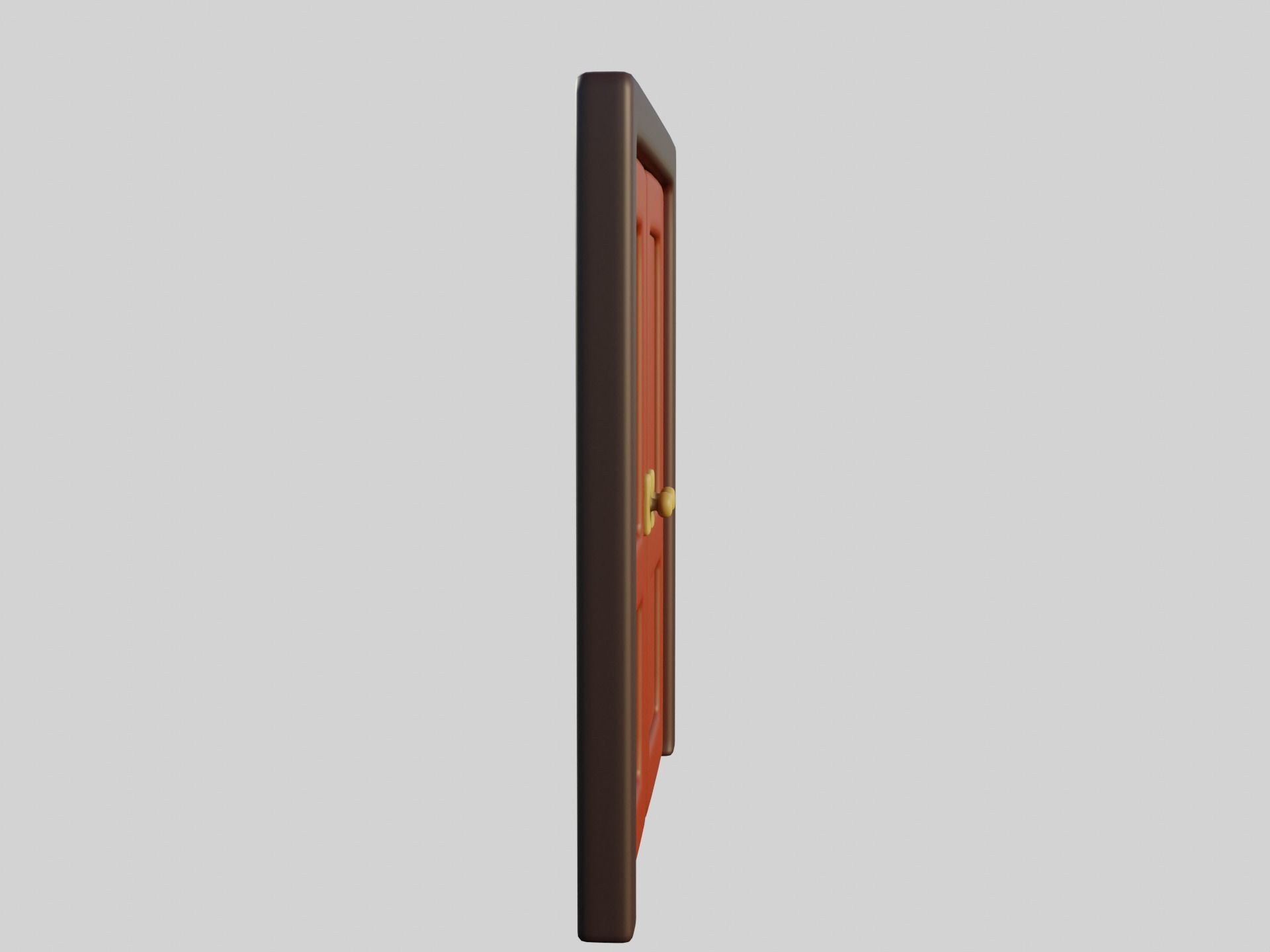 Cartoon Door 15a 3D model_2