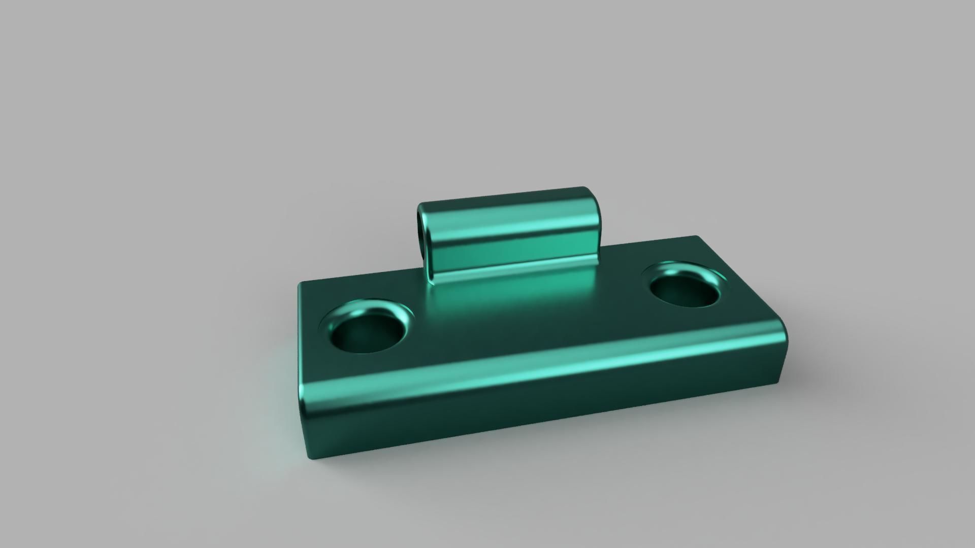 Hinge pair of metal hinges Free 3D print model_4