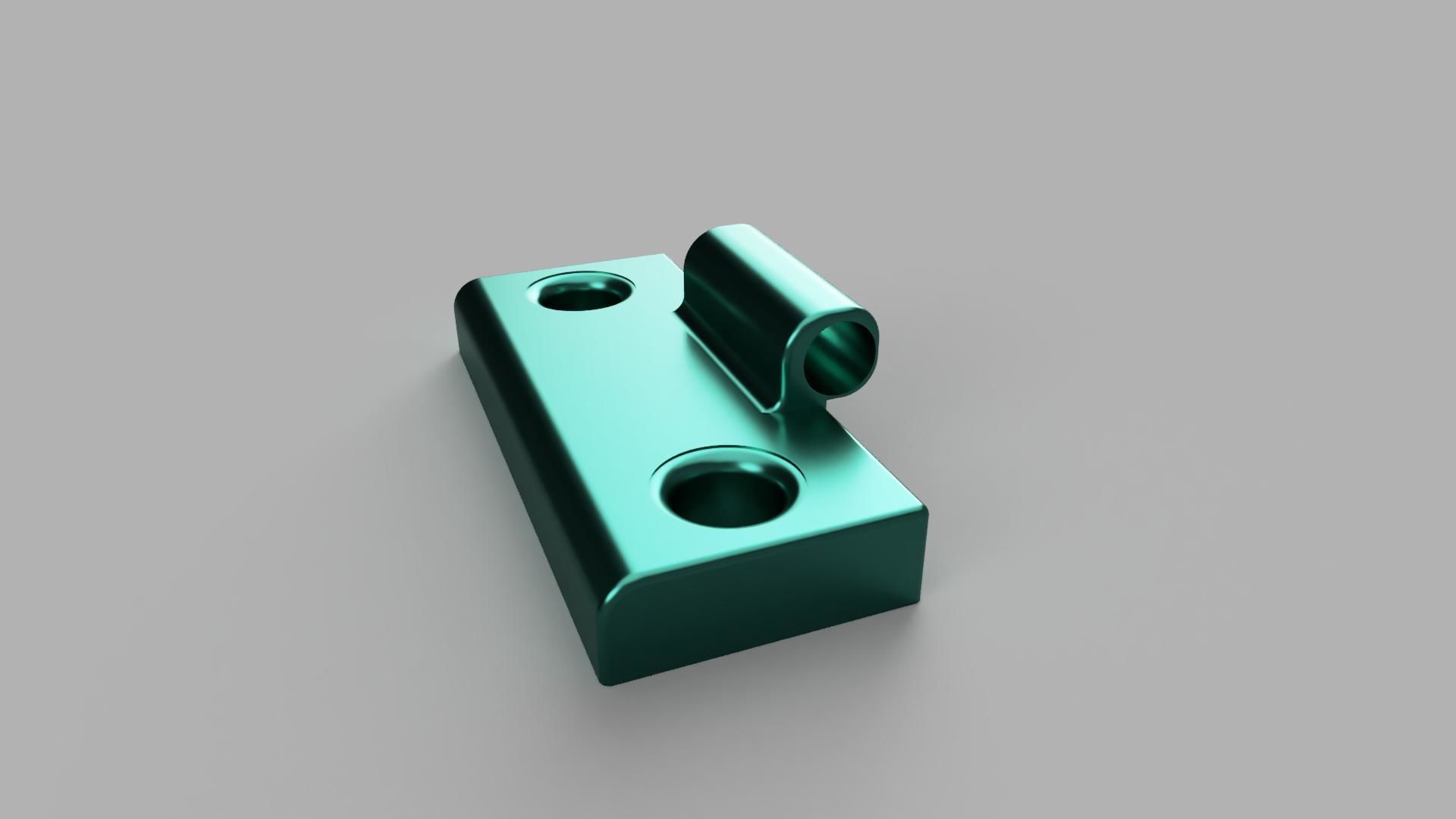 Hinge pair of metal hinges Free 3D print model_3