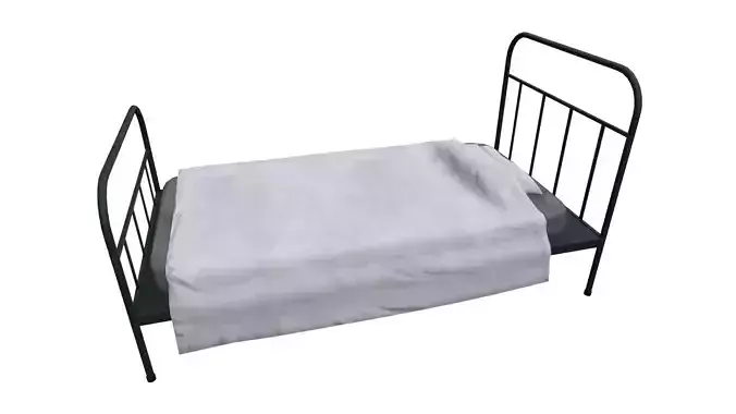 Old Metal Frame Bed