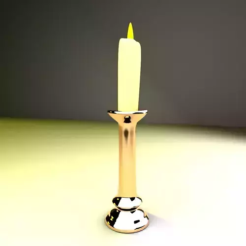 candle and holder