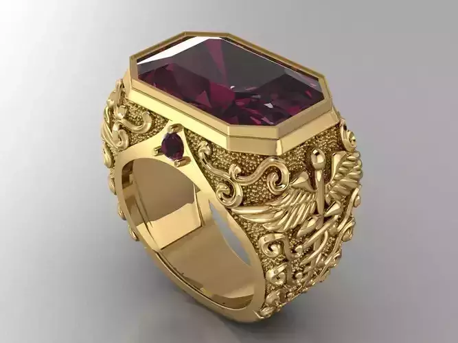 caduceus ring