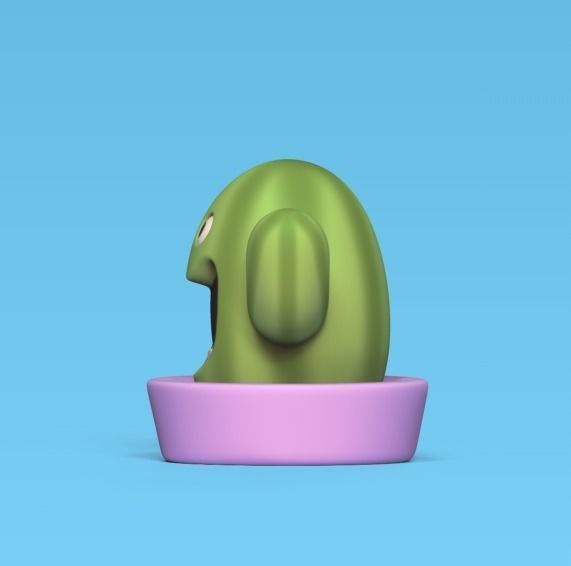 Cactus Holder 3D print model_2
