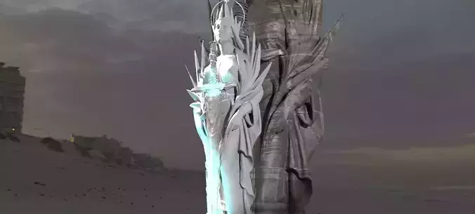 Elegant Queen Statue 2 