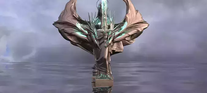 Lady of the Lake Power Handing Excalibur 3D