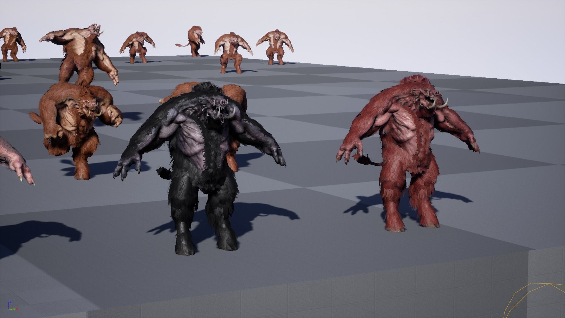 WereBoar mammoth Low-poly 3D model_55