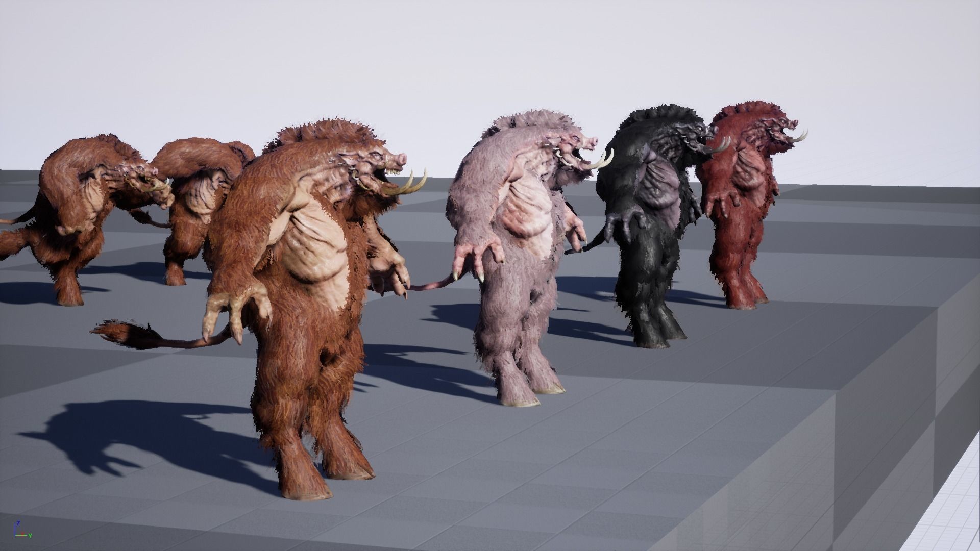WereBoar mammoth Low-poly 3D model_56