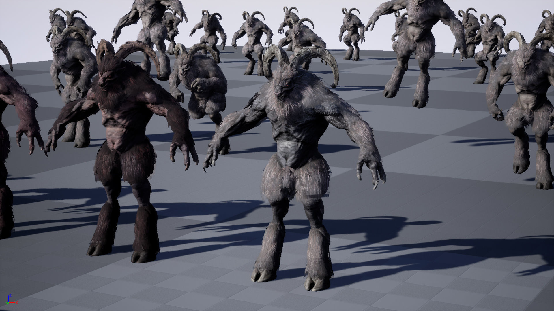 Baphomet demon Low-poly 3D model_44