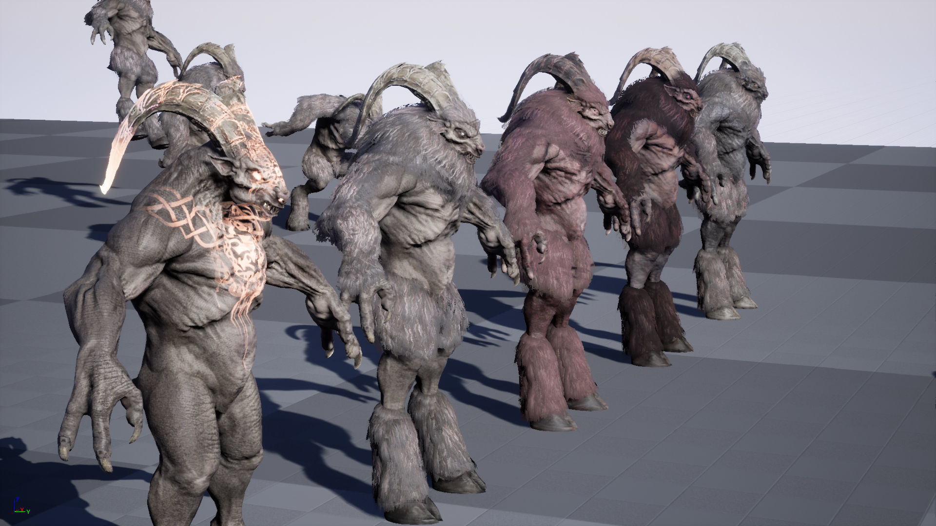 Baphomet demon Low-poly 3D model_46