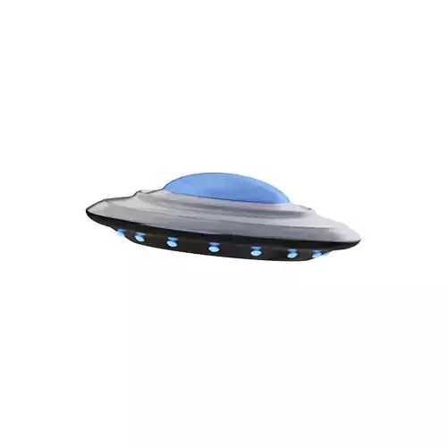 Stylized Cartoon UFO