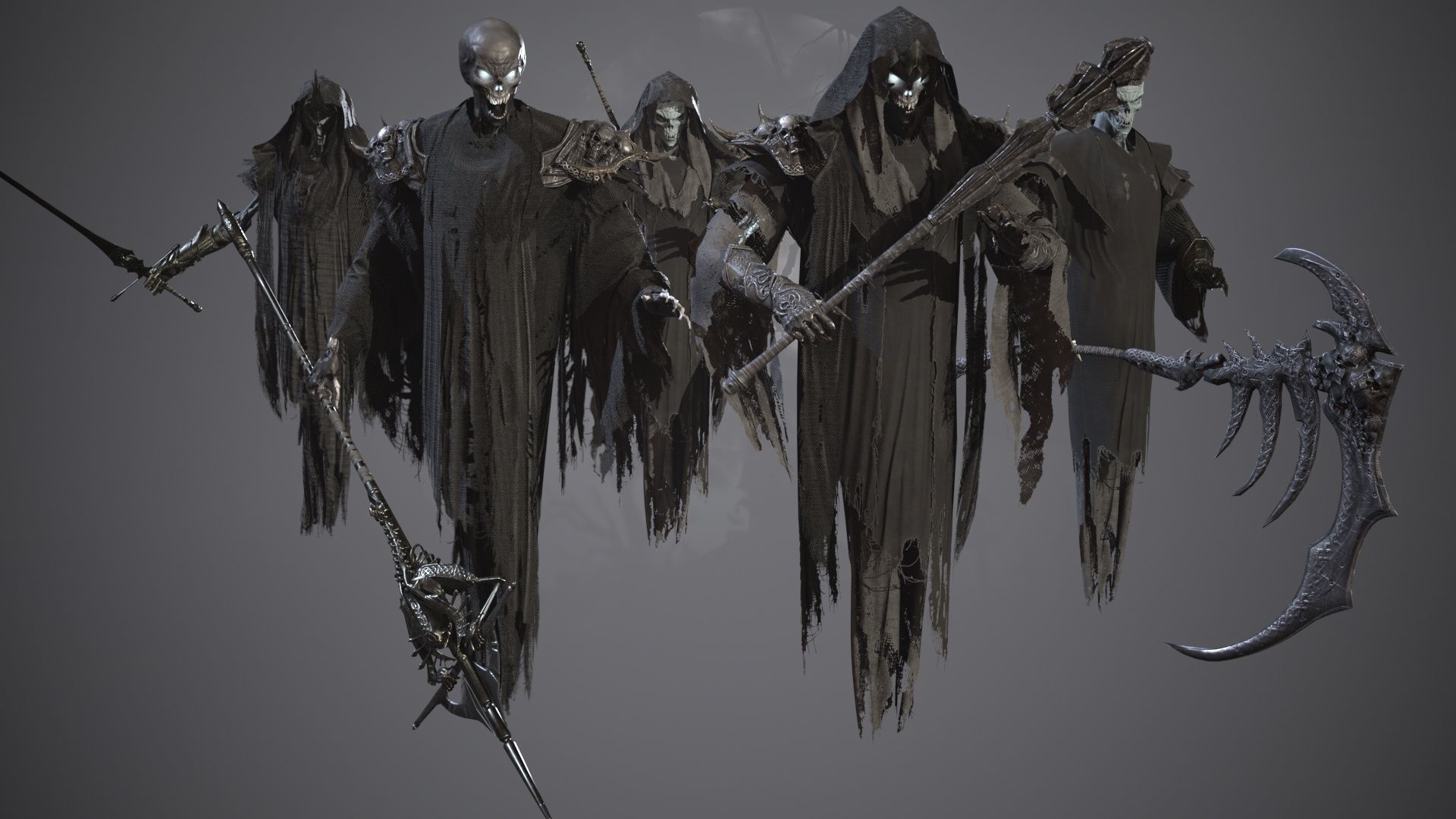 Ripper ghost Low-poly 3D model_37