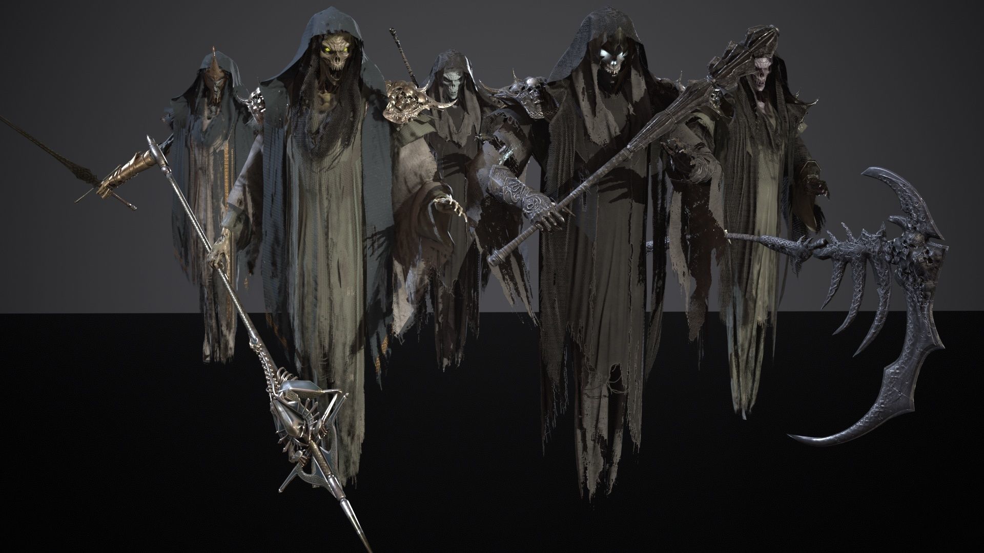 Ripper ghost Low-poly 3D model_39