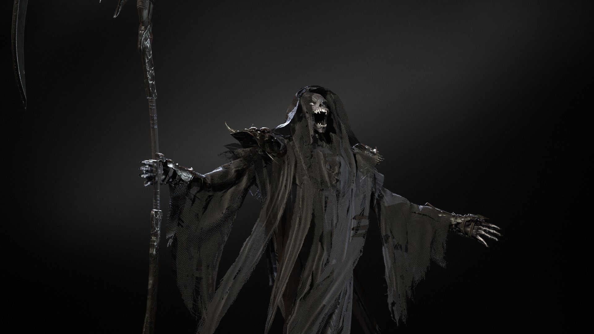 Ripper ghost Low-poly 3D model_21