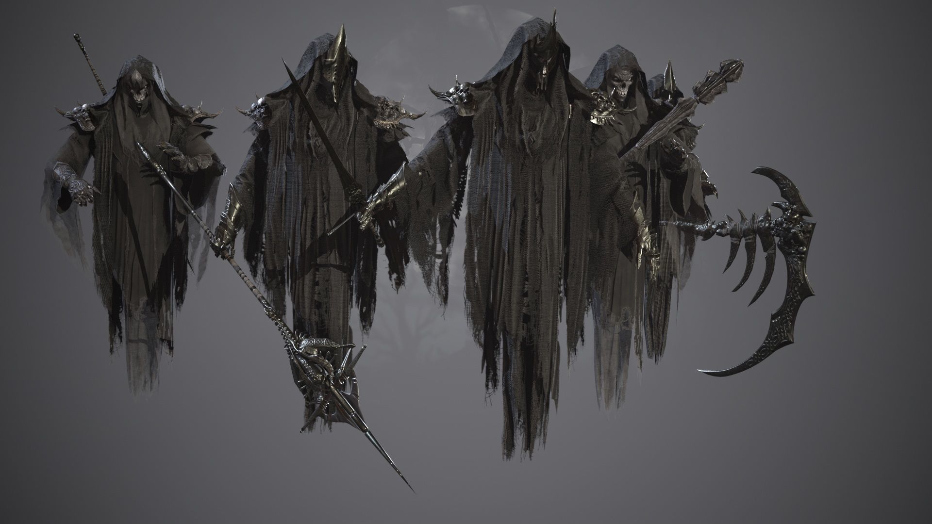 Ripper ghost Low-poly 3D model_31