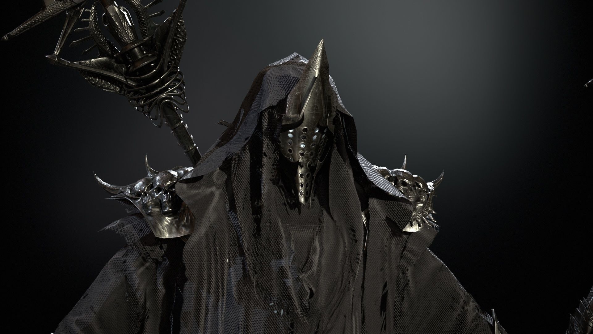 Ripper ghost Low-poly 3D model_22