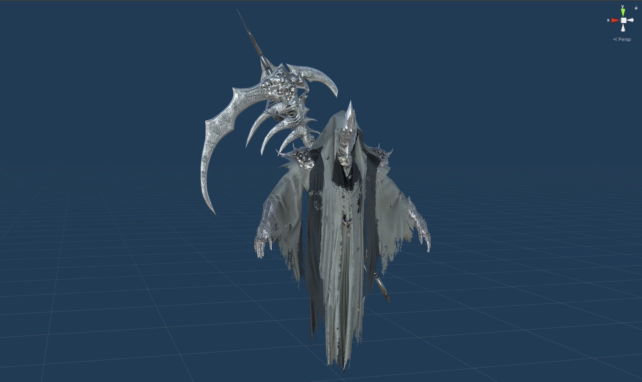 Ripper ghost Low-poly 3D model_58