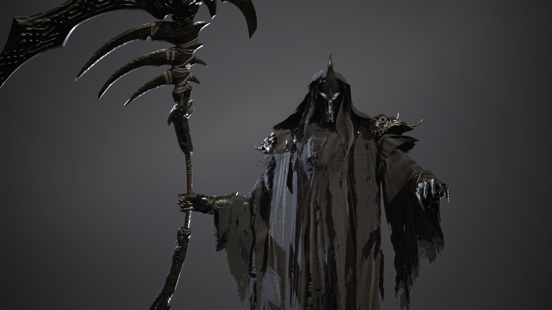 Ripper ghost Low-poly 3D model_27