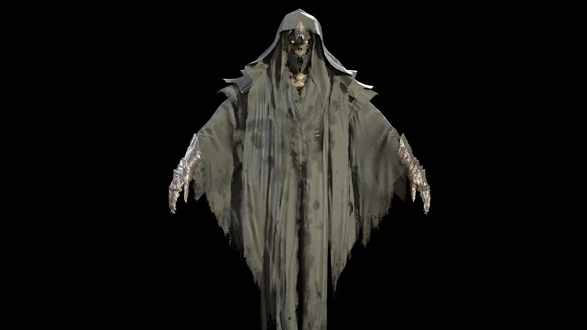 Ripper ghost Low-poly 3D model_47