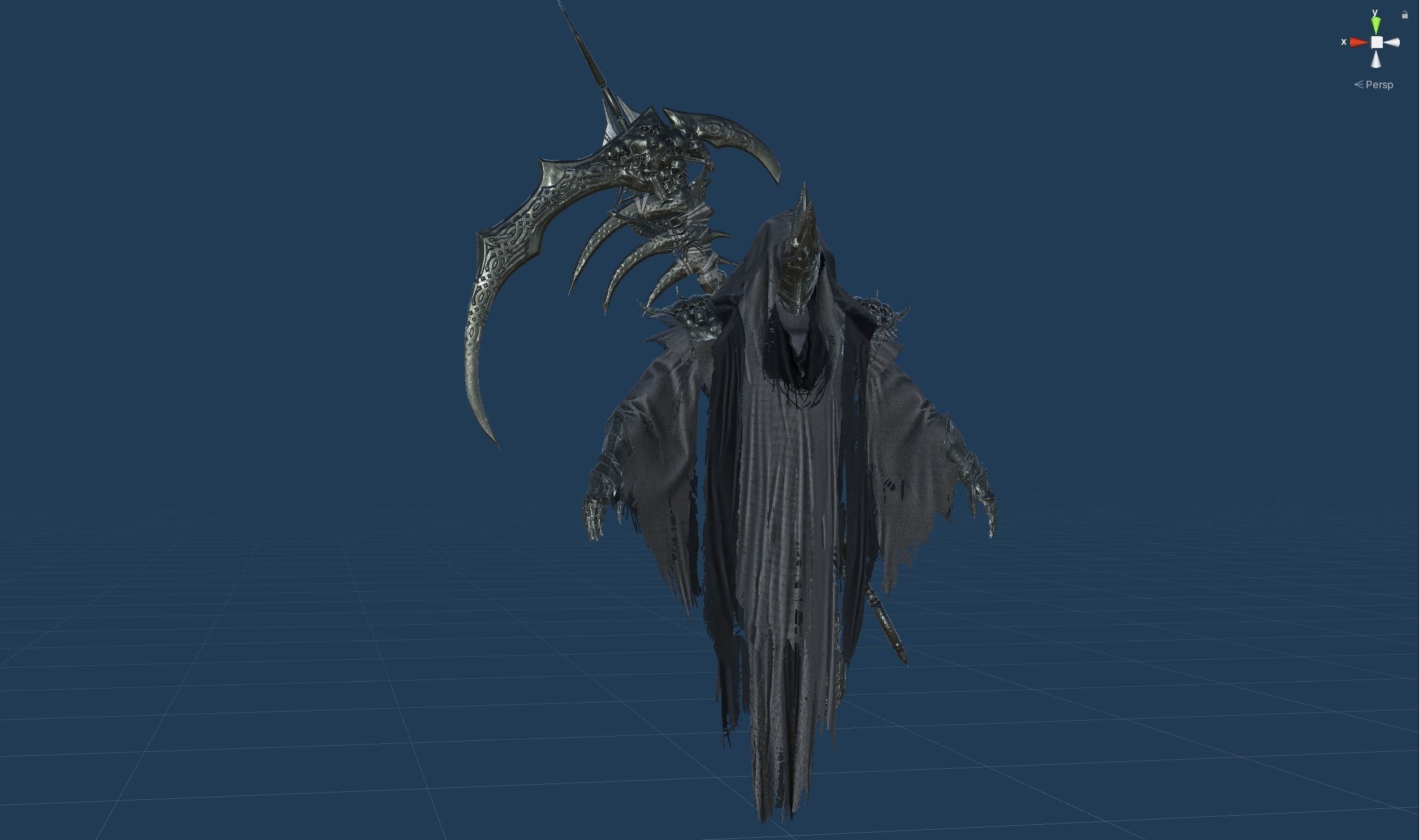 Ripper ghost Low-poly 3D model_57