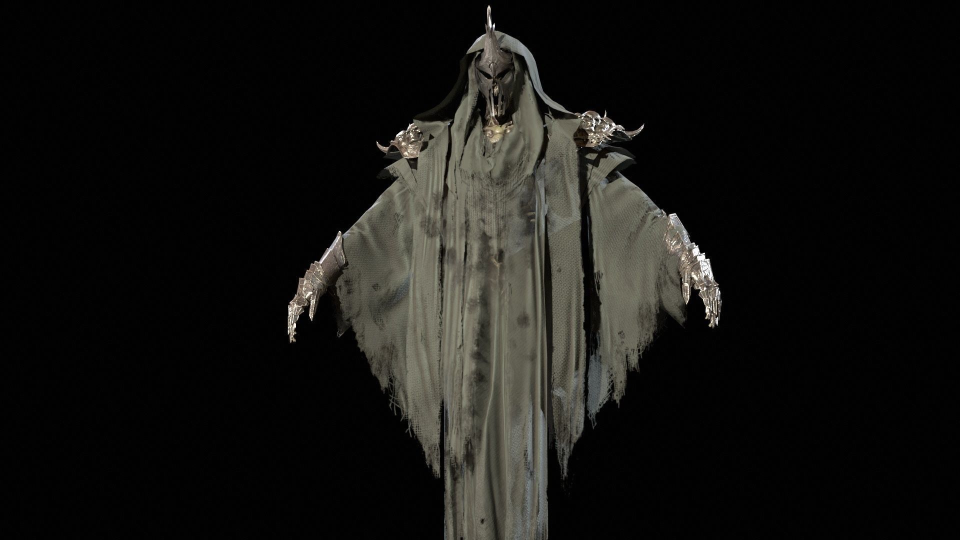 Ripper ghost Low-poly 3D model_44