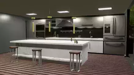 KICTHEN INTERIOR MODEL READY