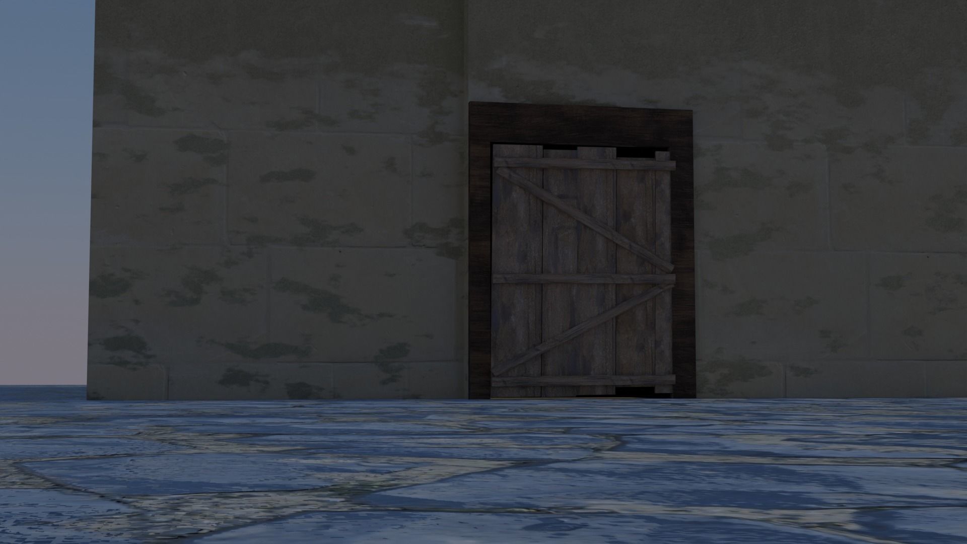 arabe house  Low-poly 3D model_3