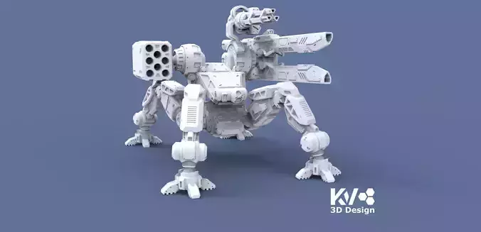KV-Drone-001 robot 3D print model