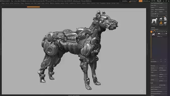 robot dog a01 3d print model 3D print model