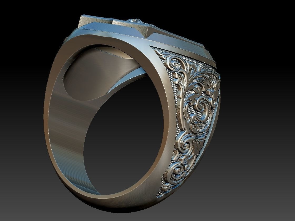 Coat of Arms Family - Ring and Pendant 3D print model_16