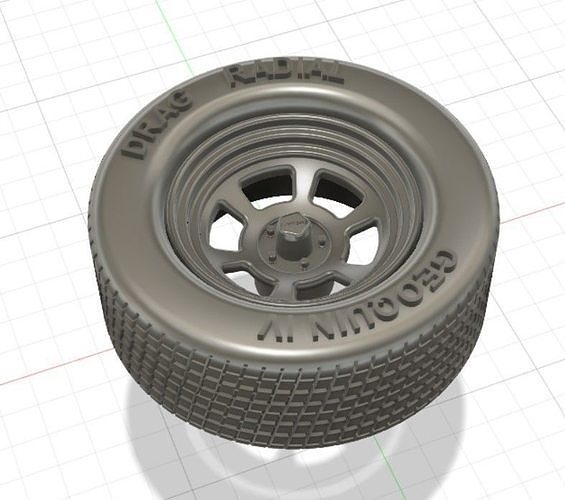 GQ Revolver Wheels Tires and Brakes for 3D Print 3D print model