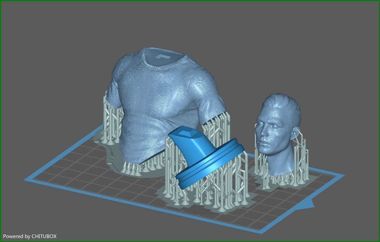 Cristiano Ronaldo Bust 3D print model_9