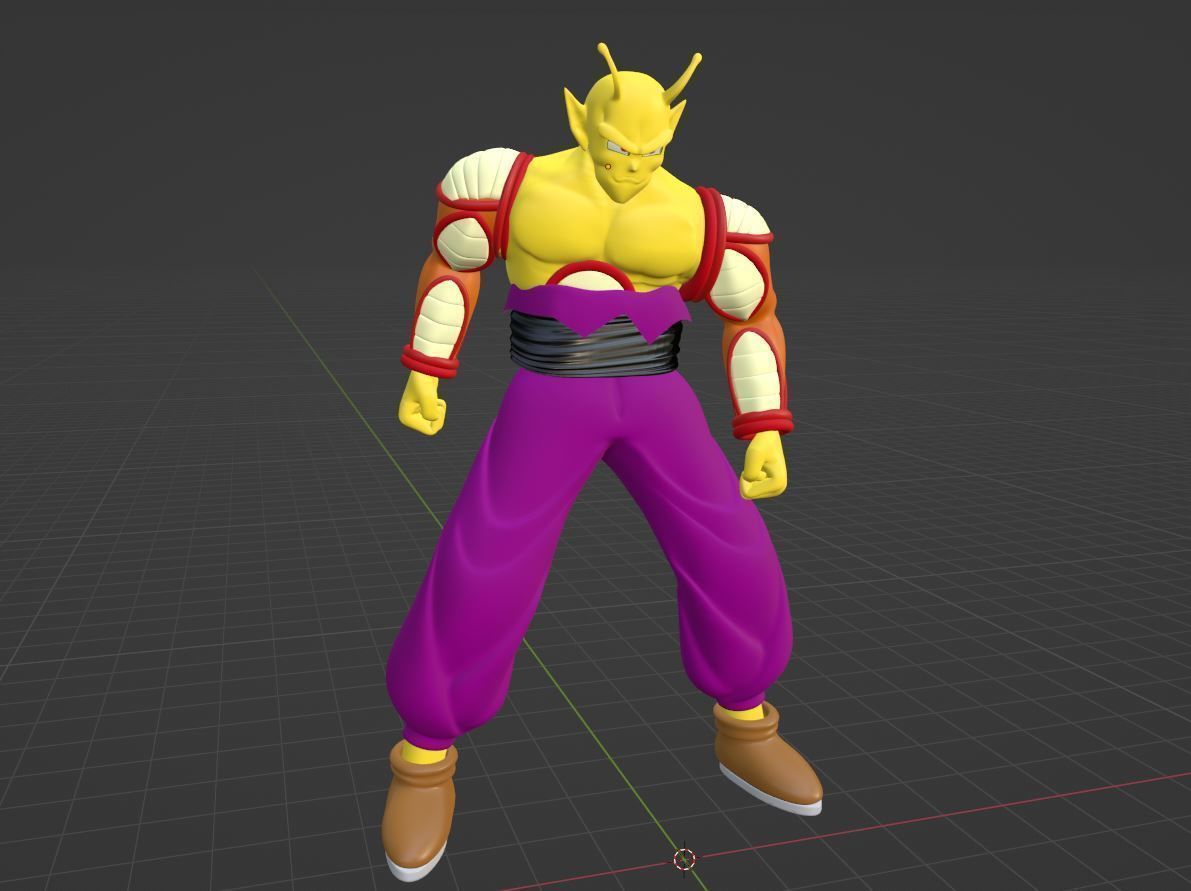 Orange Piccolo - Dragonball Super 3D model_3