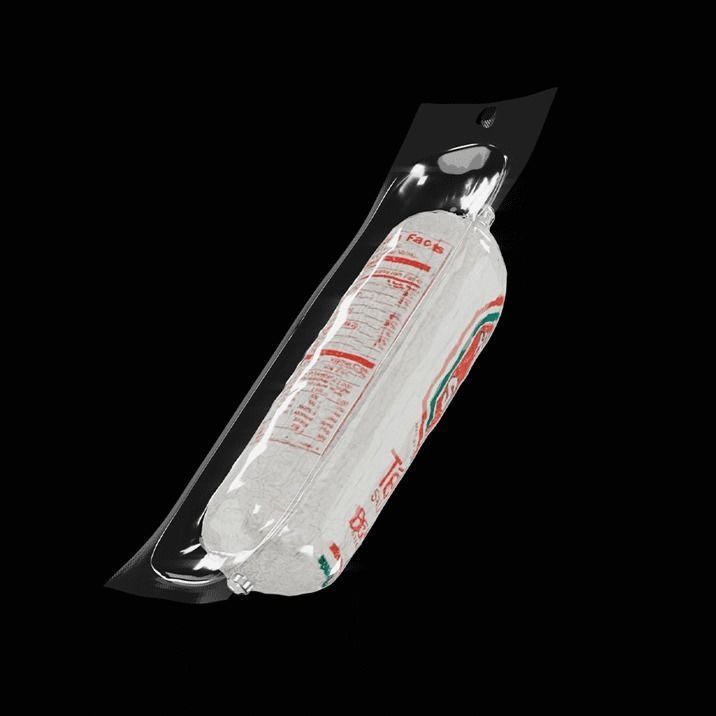 Hungarian Salami 3D model_5