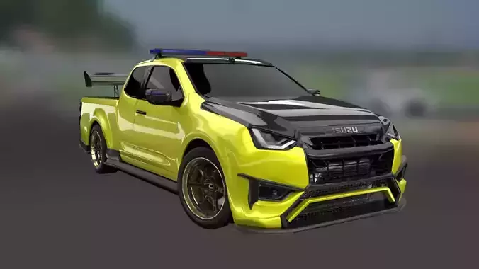 ISUZU D Max Space Cab Ddi Blue Power Gen2 Safety Car  3D model