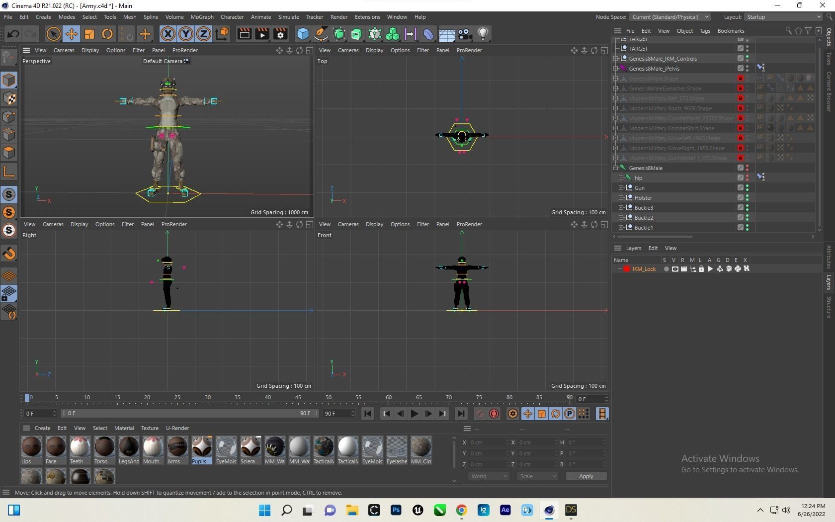 US ARMY MILITARY PACK 3D model_10