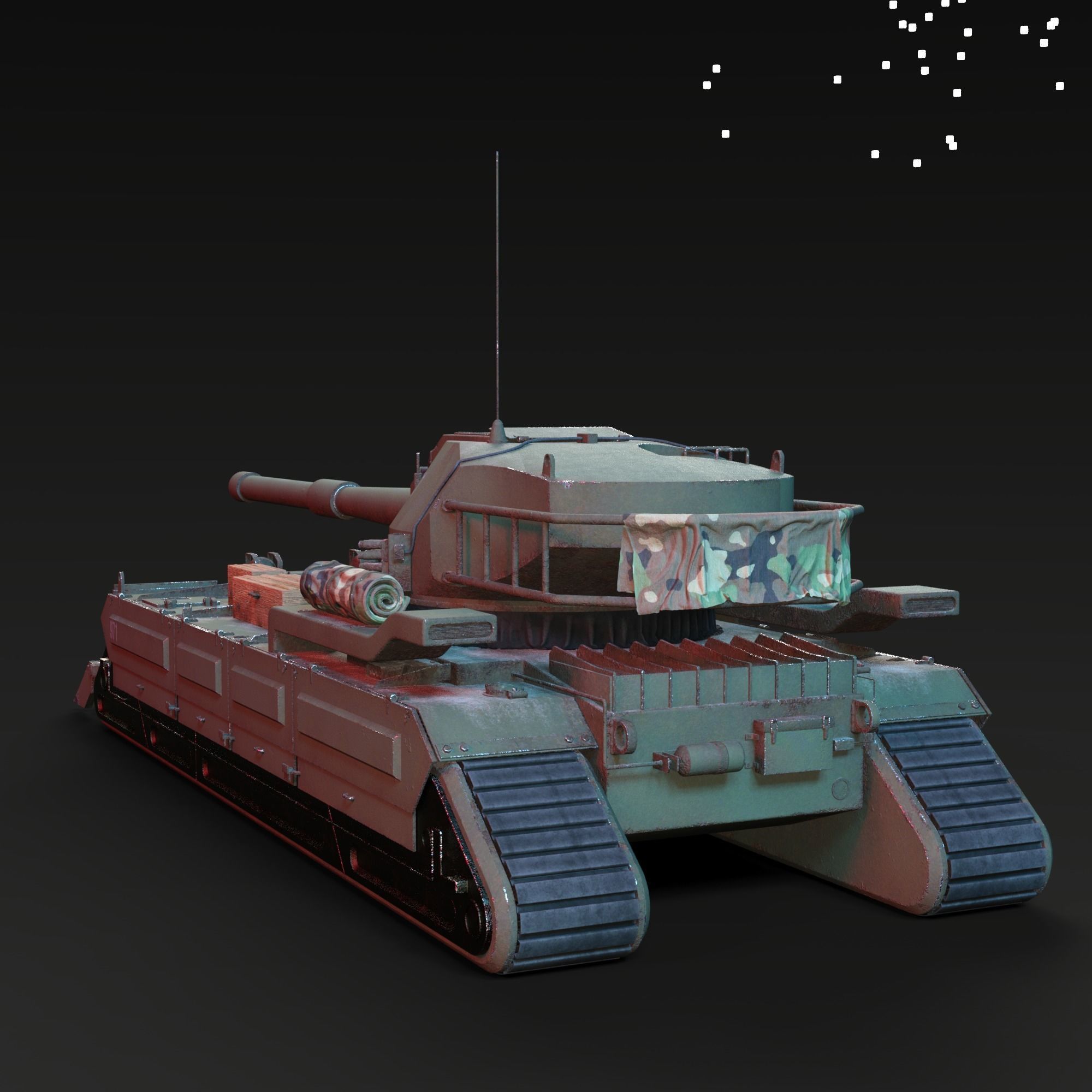 US ARMY MILITARY PACK 3D model_9